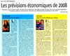 Article "Le courrier Economie"